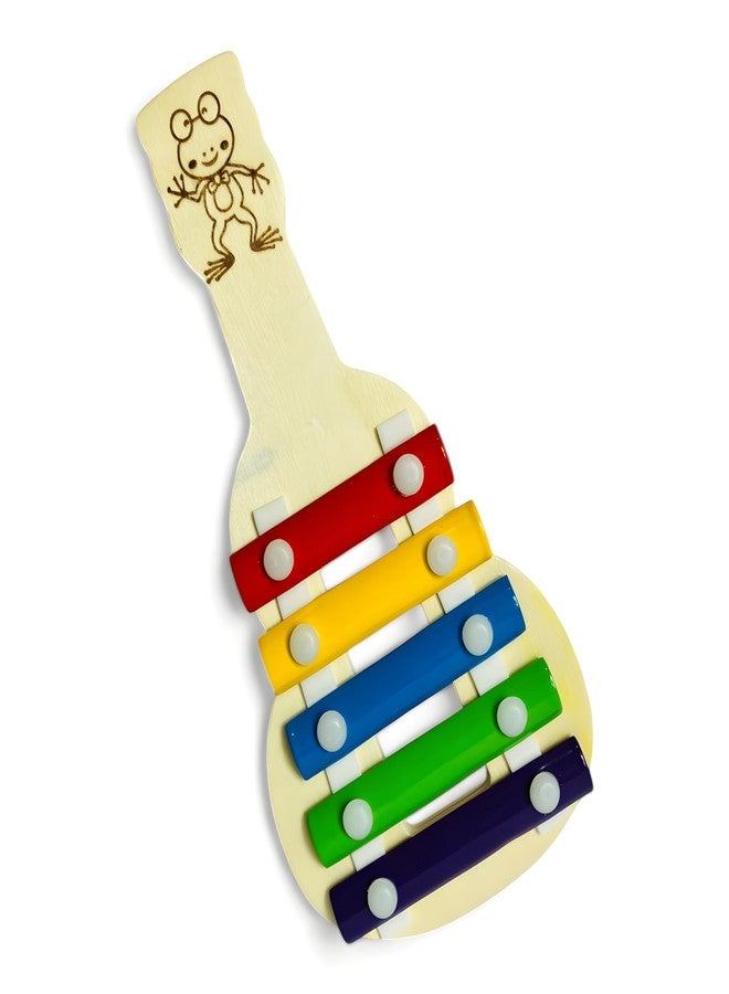 MarvelStore Wooden Guitar Shaped Xylophone Toy for Kids | 5 Tones, Colorful Musical Instrument with Safe Mallets | Fun Educational Development Musical Toy for Toddlers, Children(Xylophone Pack of 2) - Image 5
